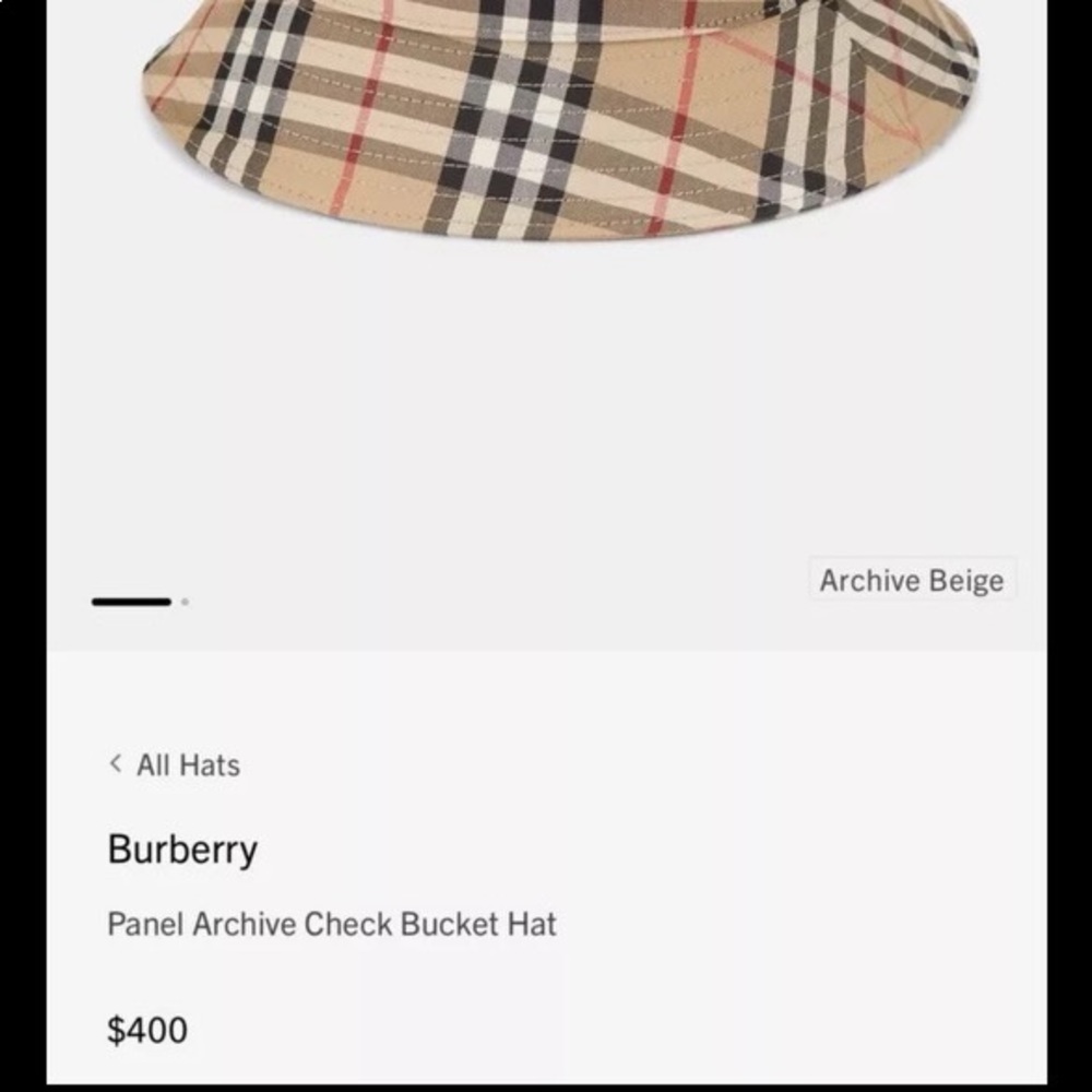 Burberry Bucket Hat NWT - Picture 3 of 4